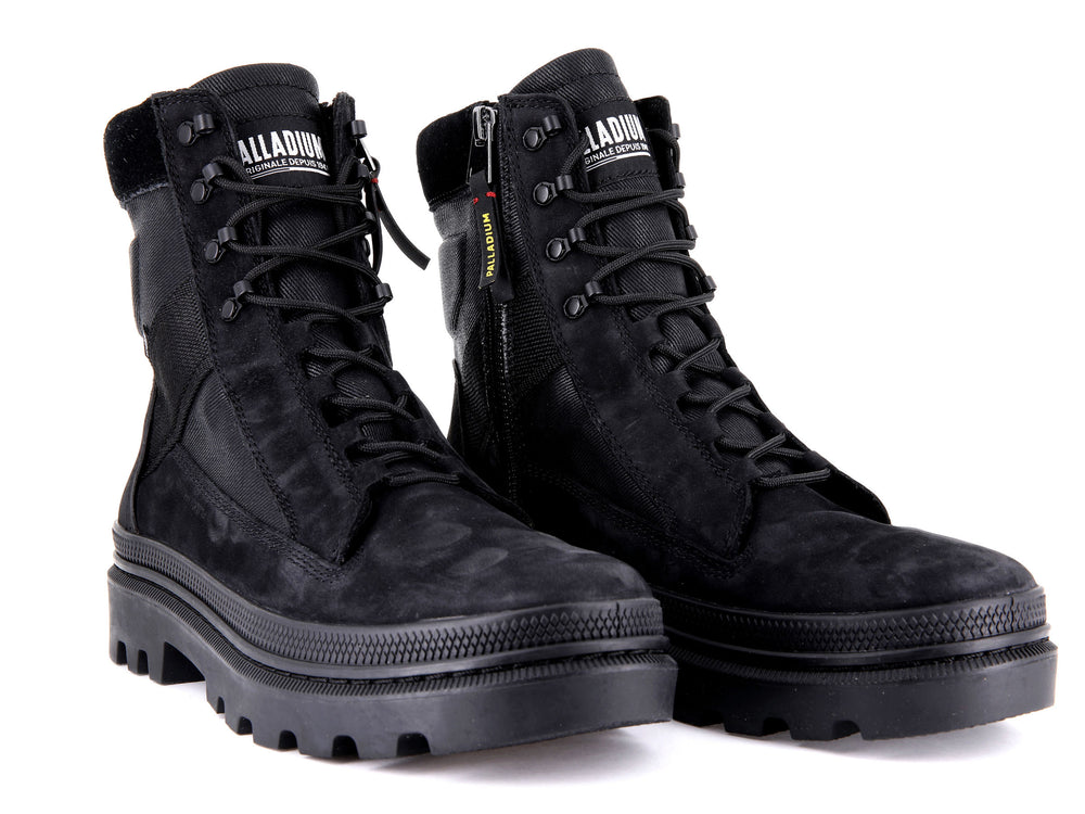 Zapatos Altas Palladium PALLATROOPER TACTICAL Mujer Negras | Costa Rica-50489